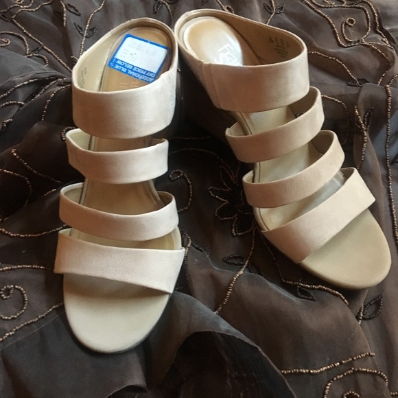 Franco Sarto Shoes - 2/$25 9.5 Strappy wedge sandal